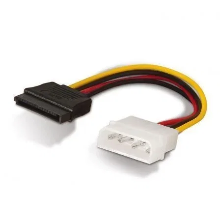 Aisens Cable de Alimentación Molex 4 Pin a SATA 15 Pines 16cm A131-0158